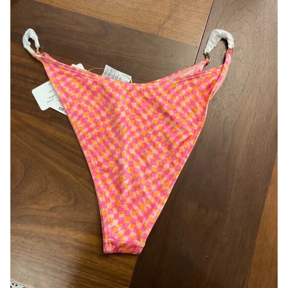L*Space Van Damme Bitsy Bikini Bottom in Heat Waves New Womens Swimsuit - Picture 5 of 10